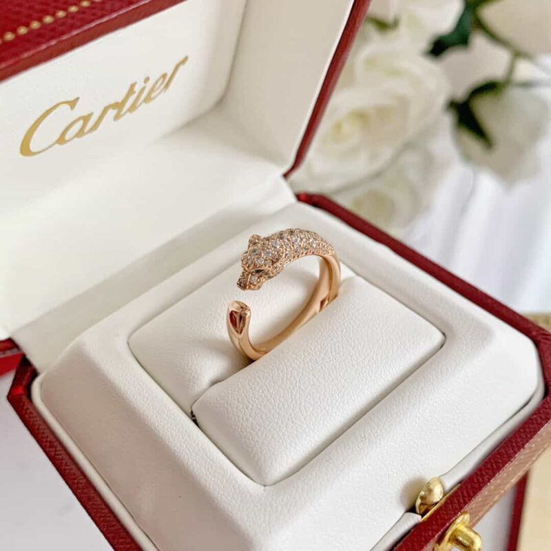 CARTIER卡地亚丛林系列光面豹子戒指 - Image 3