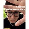 爱马仕项链 手链 HERMES 爱马仕meli-melo牛角圈项链