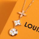 新品 Q94262 Louis Vuitton 路易威登LV COLOR BLOSSOM 菱形贝壳项链