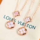 Q94355 ☀Louis Vuitton 路易威登LV COLOR BLOSSOM 菱形贝壳项链