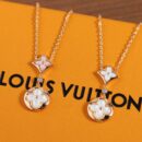 Q94355 ☀Louis Vuitton 路易威登LV COLOR BLOSSOM 菱形贝壳项链