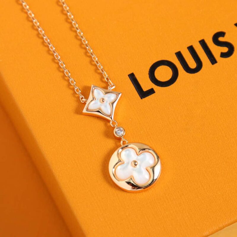 Q94355 ☀Louis Vuitton 路易威登LV COLOR BLOSSOM 菱形贝壳项链 - Image 9