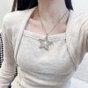 ☀️☑️ 香奈儿双C五角星⭐星星项链 ☀️