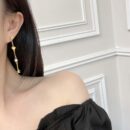 ☀️☑️ Celine瑟琳凯旋门桃心爱心珍珠耳钉耳环