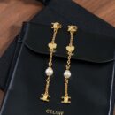 ☀️☑️ Celine瑟琳凯旋门桃心爱心珍珠耳钉耳环