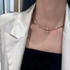 香奈儿项链 ☀️☑️ 香奈儿双c粉钻麻花项链 ☀️