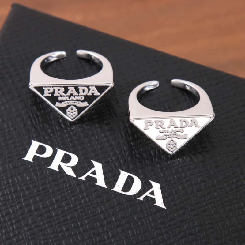 ☀️PRADA 普拉达三角标 开口戒指 ☀️ - Image 11