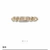 20CHANEL香奈儿金色字母发夹发卡