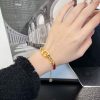 【款式】DIOR迪奥金色CD LOCK红绳手链手绳