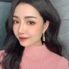 CHANEL香奈儿金色字母镂空耳钉耳环