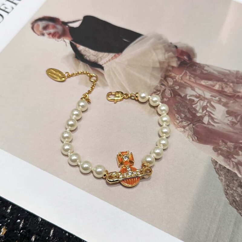 ☑️ Vivienne Westwood西太后土星珍珠手链项链 - Image 4