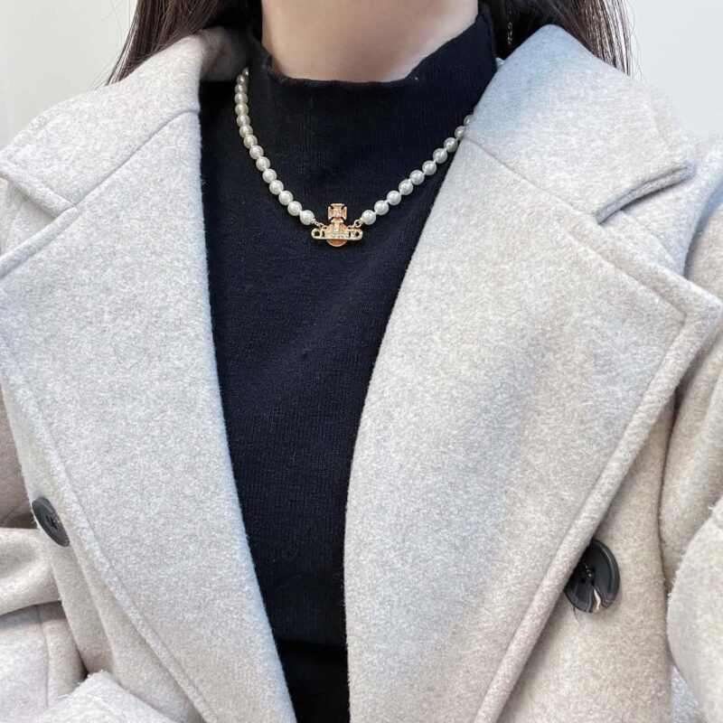 ☑️ Vivienne Westwood西太后土星珍珠手链项链 - Image 13