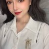 CHANEL香奈儿双c五角星流苏胸针
