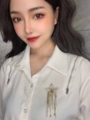 CHANEL香奈儿双c五角星流苏胸针