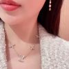 M01480 ☀Louis Vuitton 路易威登LV ICONIC TRESOR满钻粉钻项链 ☀