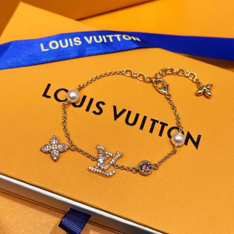 M1220A ☀Louis Vuitton 路易威登LV ICONIC TRESOR满钻粉钻手链 ☀ - Image 7