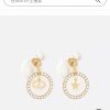 DIOR迪奥大小珍珠CD耳钉耳环