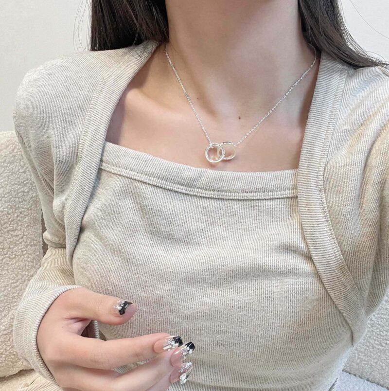 ☑️TIFFANY&Co. 双环项链 - Image 9