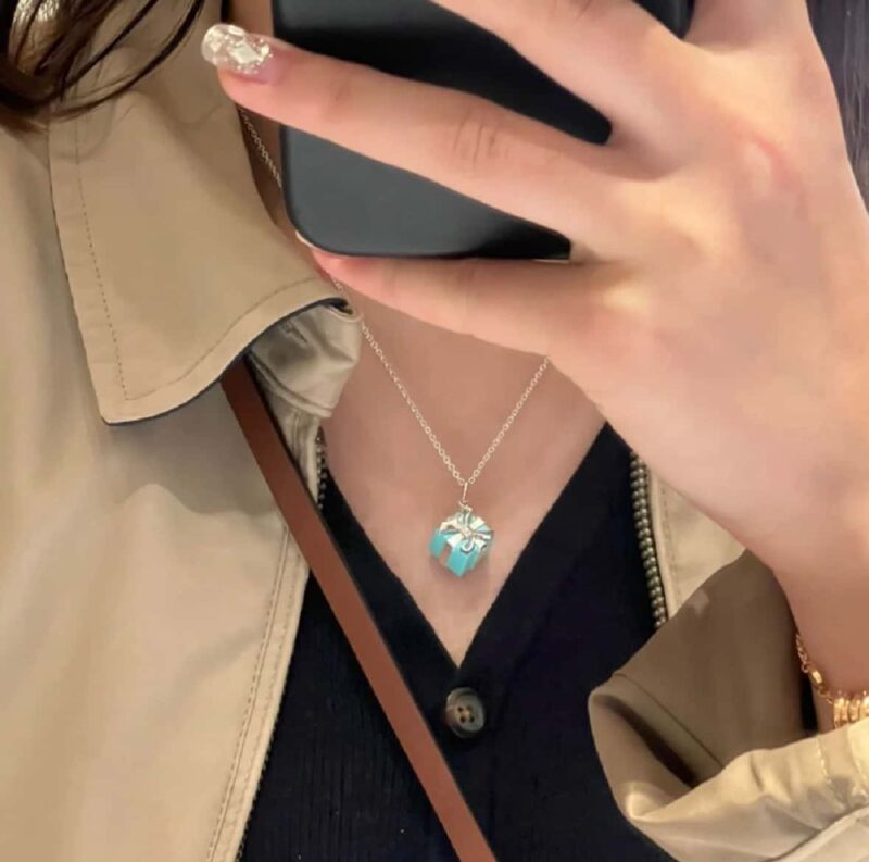 ☑️TIFFANY&Co. 礼物盒项链 - Image 6