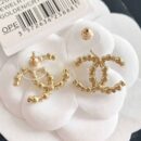 CHANEL香奈儿双c珍珠耳钉耳环