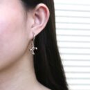 ☀ FENDI芬迪蝴蝶结耳钉耳环 ☀
