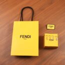 ☀ FENDI芬迪蝴蝶结耳钉耳环 ☀