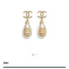 20CHANEL香奈儿双c水滴珍珠耳钉耳环