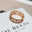 ☑️戴比尔斯 De Beers满钻镂空戒指