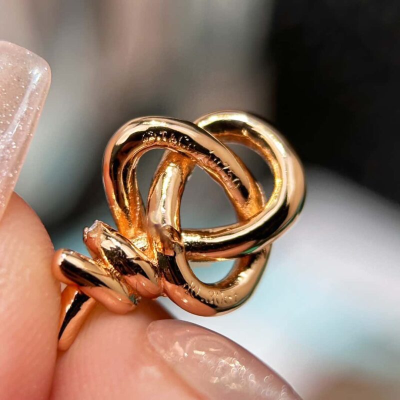 ☑️TIFFANY&Co. Woven满钻钥匙耳钉耳环 - Image 15
