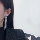 ☀Gucci古驰G字母满钻流苏耳钉耳环 ☀