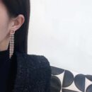 ☀Gucci古驰G字母满钻流苏耳钉耳环 ☀