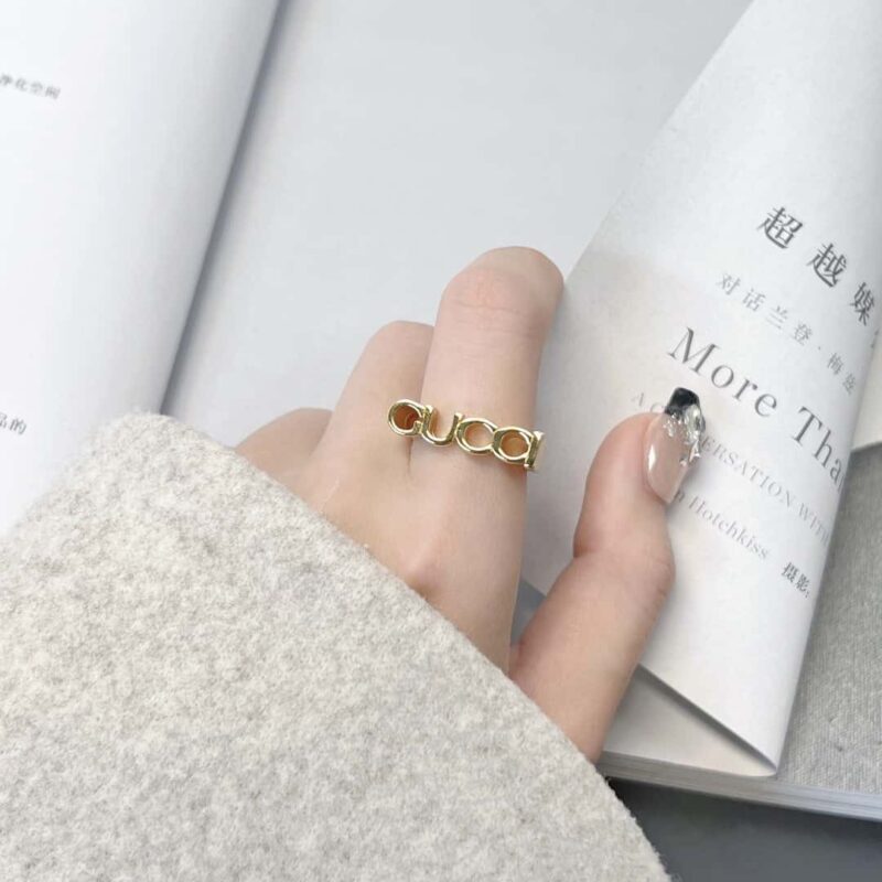 ☀原单货☀Gucci古驰光面字母戒指 ☀ - Image 6