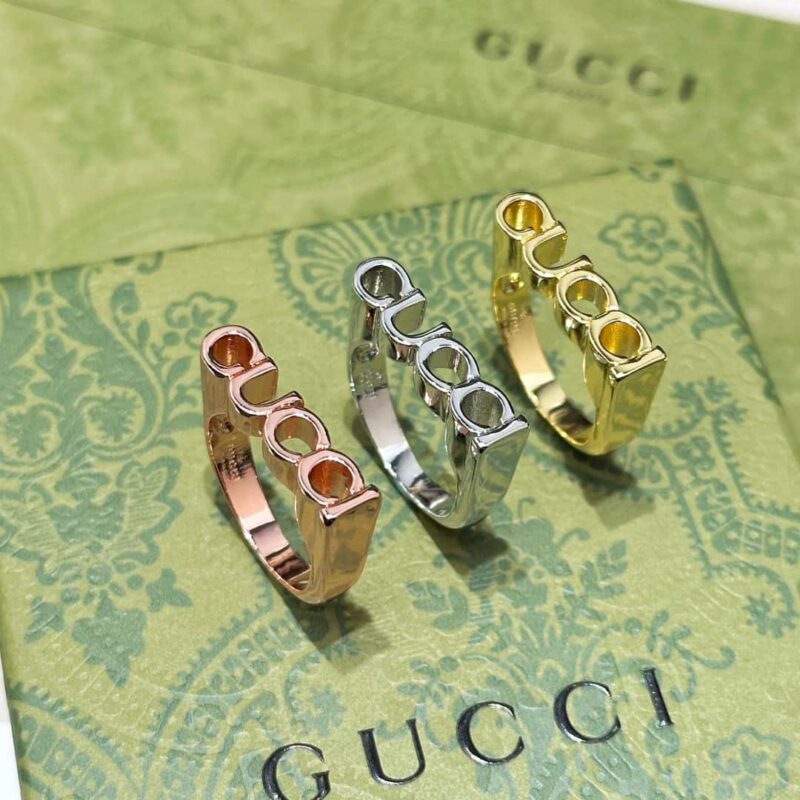 ☀原单货☀Gucci古驰光面字母戒指 ☀ - Image 7
