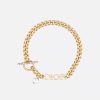 迪奥珍珠Dior字母项链