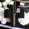 20年香奈字母CHANEL流苏项链
