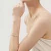 带钻 ☀️Tiffany&co 蒂芙尼 经典款T字系列 带钻银色玫瑰金双T手镯 ☀️