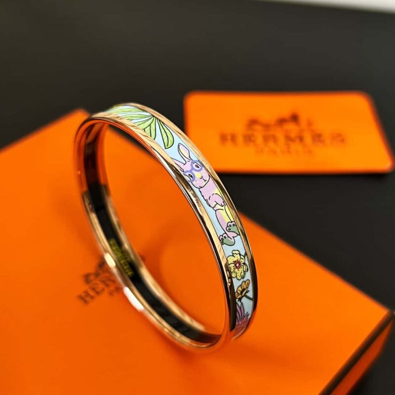 HERMES爱马仕TEA FOR TWO BANGLE兔子手镯 - Image 9