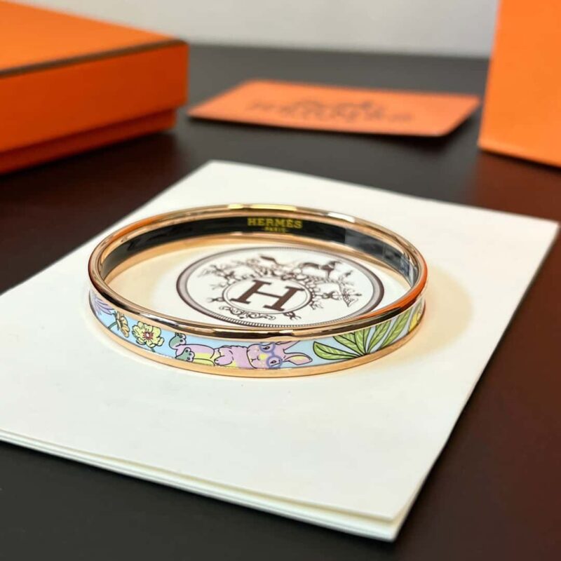 HERMES爱马仕TEA FOR TWO BANGLE兔子手镯 - Image 11