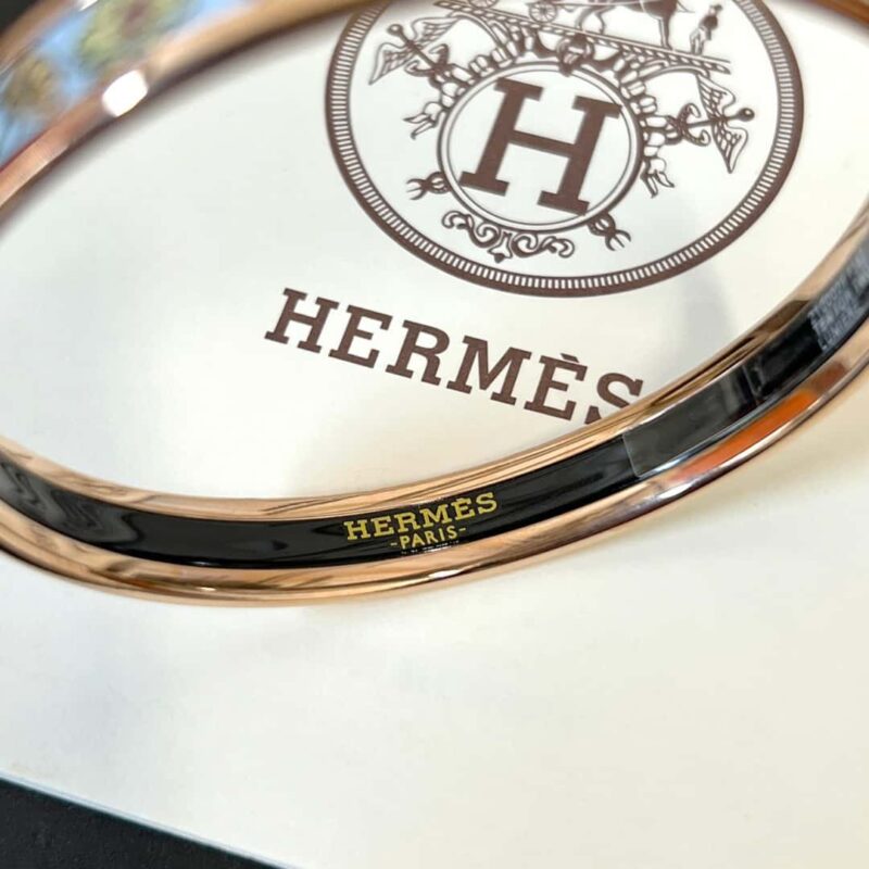 HERMES爱马仕TEA FOR TWO BANGLE兔子手镯 - Image 14