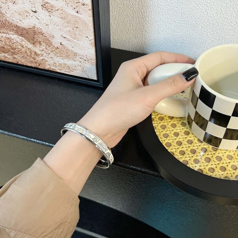 HERMES爱马仕TEA FOR TWO BANGLE兔子手镯 - Image 4