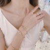 IMG_7192.jpg 双白贝款 白贝带钻款☀️原单货 ☀️Tiffany&co 蒂芙尼 经典款T字系列 白贝带钻银色玫瑰金双T手镯 ☀️