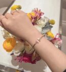 粉钻款☀️Tiffany&co 蒂芙尼 经典款T字系列 绿松石带钻玫瑰金双T手镯 ☀️