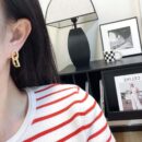 ☑️DIOR迪奥CD边钻耳钉耳环