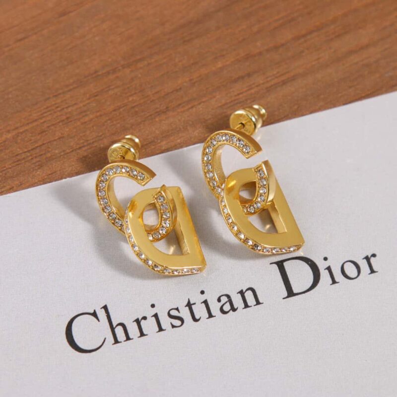 ☑️DIOR迪奥CD边钻耳钉耳环 - Image 6