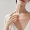光面戒指 ☀️Tiffany&co 蒂芙尼 经典款T字系列 光面双T戒指 ☀️