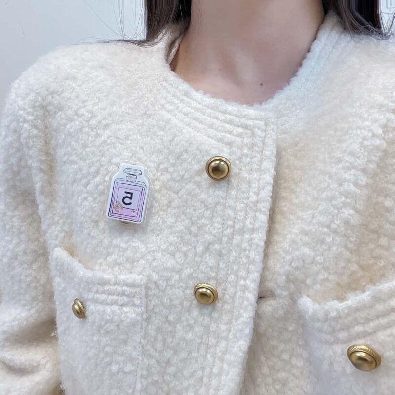 香奈儿胸针 ☀️☑️ 香奈儿香水瓶胸针 ☀️ - Image 4