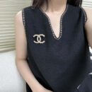 ☀️☑️ 香奈儿双c粉钻珍珠胸针