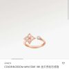 ☀Louis Vuitton 路易威登COLOR BLOSSOM MINI STAR 粉贝 白贝钻石戒指