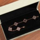 ☀️Van Cleef &Arpels 梵克雅宝银曜石五花手链 ☀