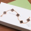 ☀️Van Cleef &Arpels 梵克雅宝银曜石五花手链 ☀